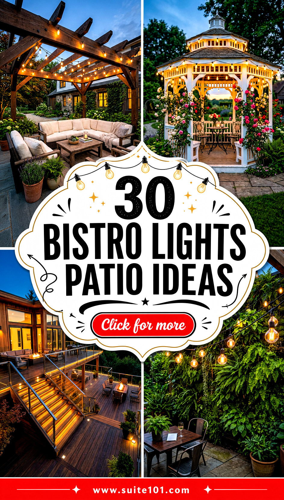 30 Bistro Lights Patio Ideas Add Cozy Glow for Evenings - 30 Bistro Lights Patio Ideas: Add Cozy Glow for Evenings