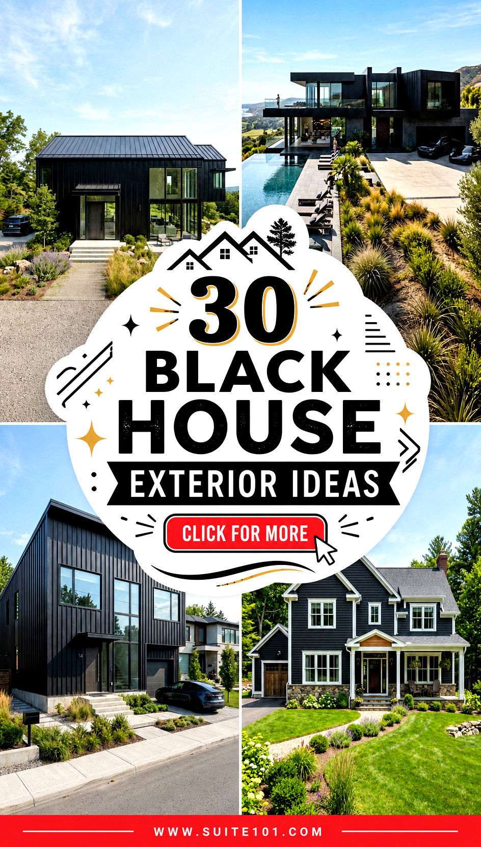 30 Black House Exterior Ideas to Boost Curb Appeal Fast - 30 Black House Exterior Ideas to Boost Curb Appeal Fast
