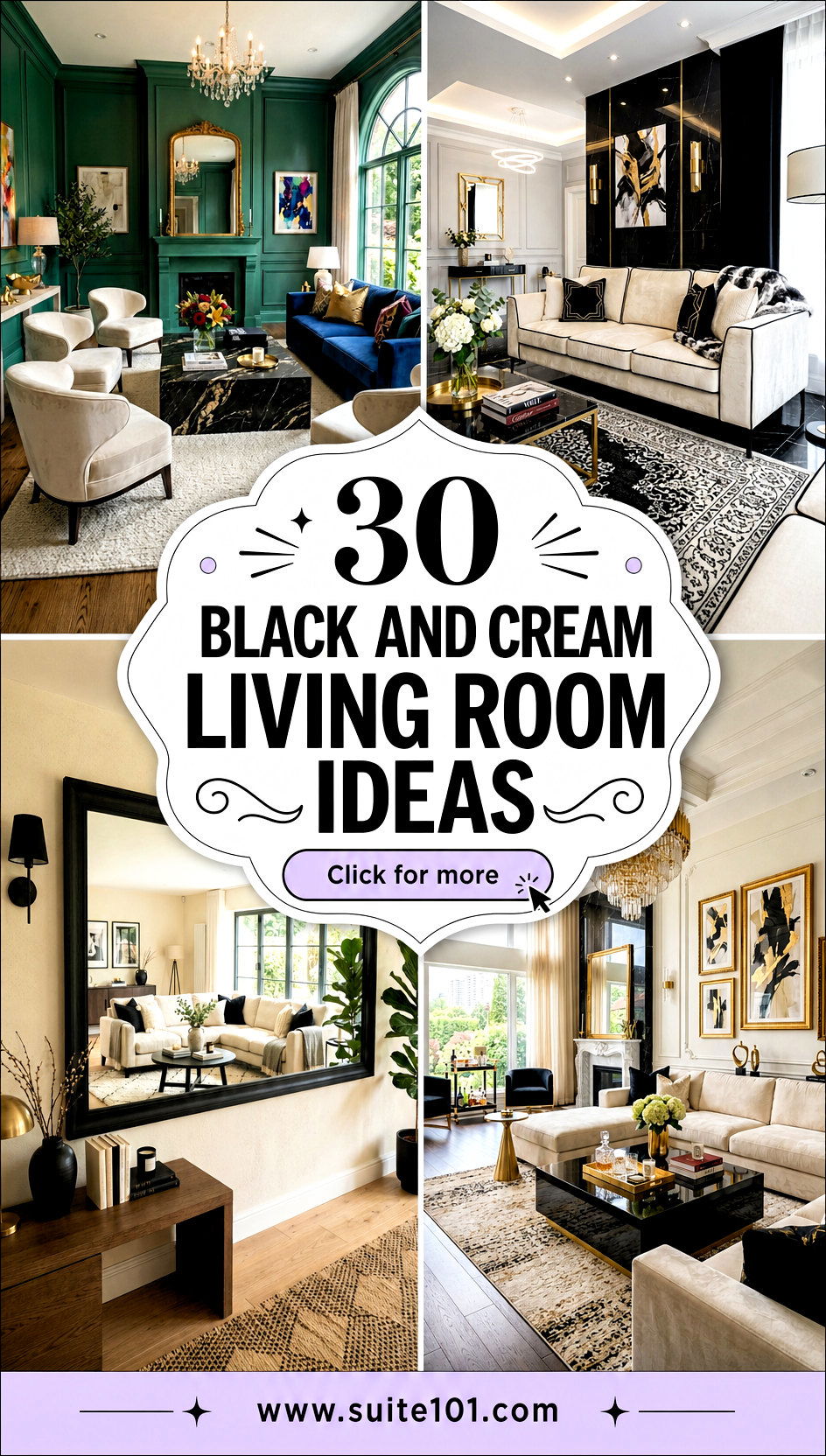 30 Black and Cream Living Room Ideas for a Cozy Modern Look - 30 Black and Cream Living Room Ideas for a Cozy, Modern Look