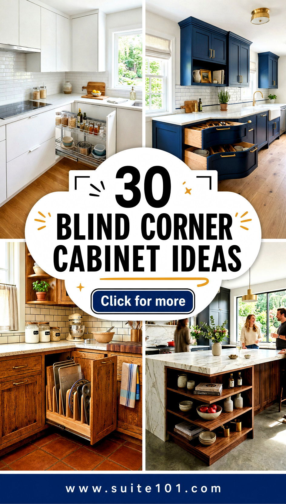 30 Blind Corner Cabinet Ideas for Kitchen Storage Solutions - 30 Blind Corner Cabinet Ideas for Kitchen Storage Solutions