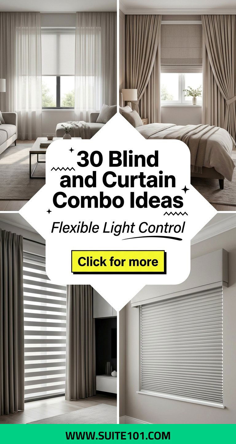 30 Blind and Curtain Combo Ideas for Flexible Light Control - 30 Blind and Curtain Combo Ideas for Flexible Light Control