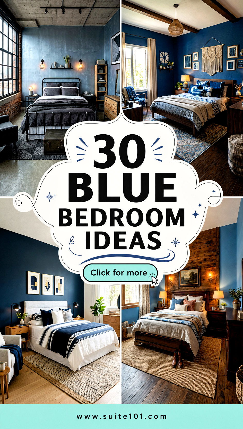 30 Blue Bedroom Ideas for a Calming Retreat Youll Love - 30 Blue Bedroom Ideas for a Calming Retreat You'll Love