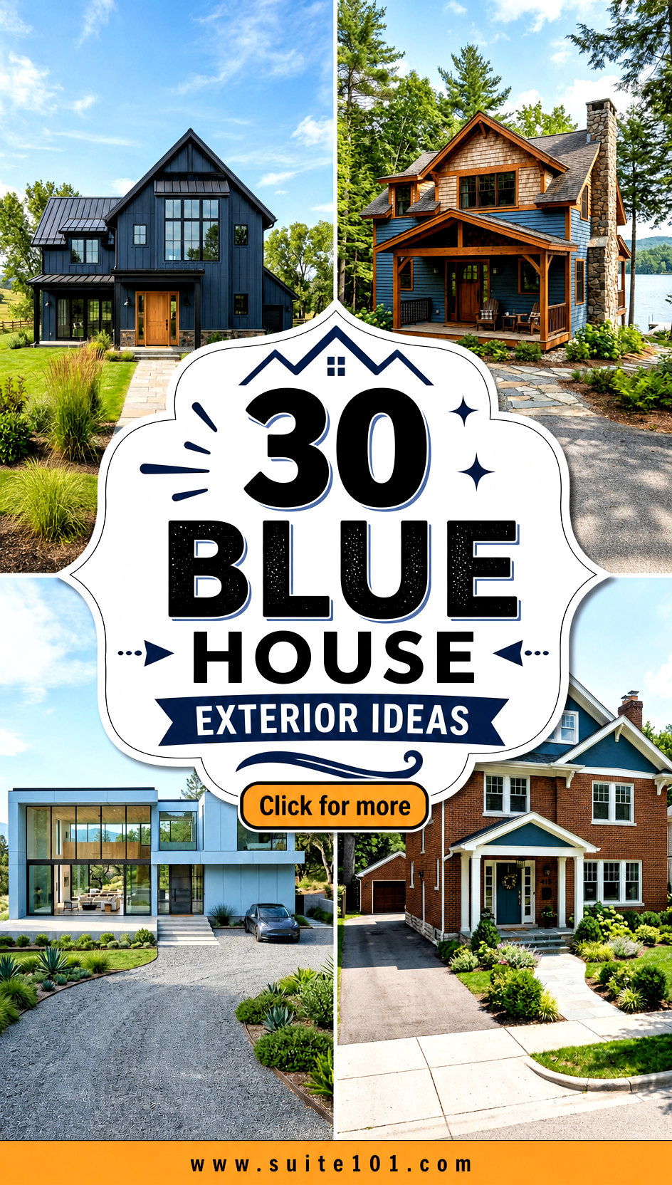 30 Blue House Exterior Ideas to Boost Curb Appeal Instantly - 30 Blue House Exterior Ideas to Boost Curb Appeal Instantly