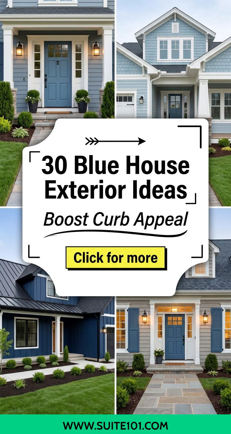 30 Blue House Exterior Ideas to Boost Curb Appeal Instantly - 30 Blue House Exterior Ideas to Boost Curb Appeal Instantly