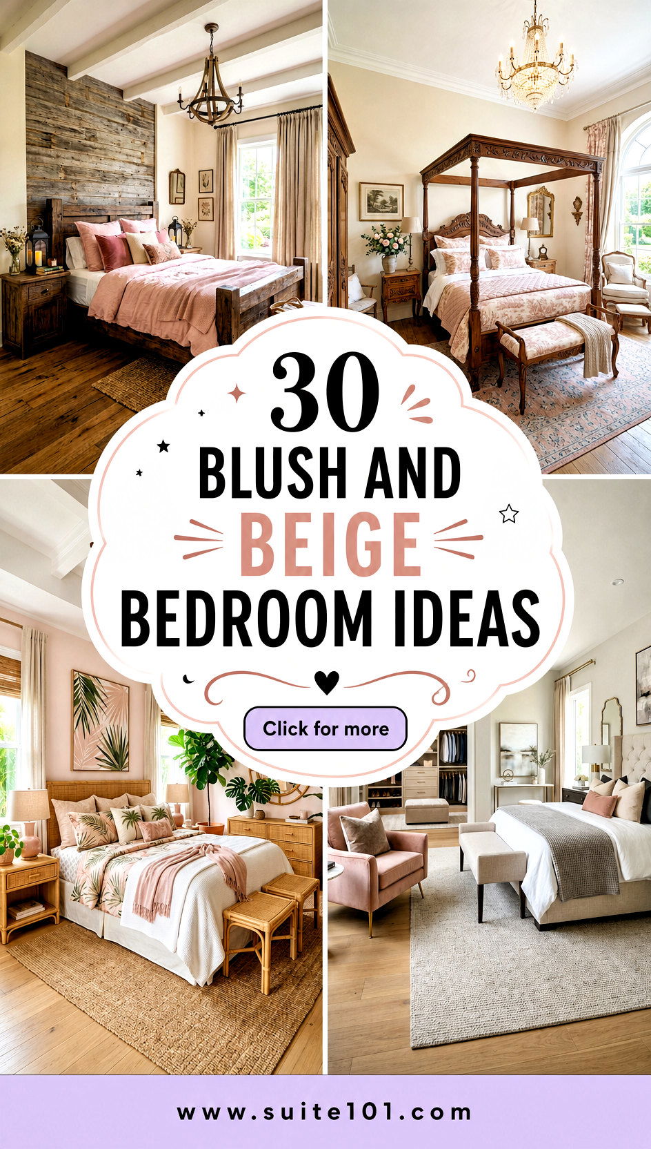 30 Blush and Beige Bedroom Ideas for Soft Dreamy Comfort - 30 Blush and Beige Bedroom Ideas for Soft, Dreamy Comfort