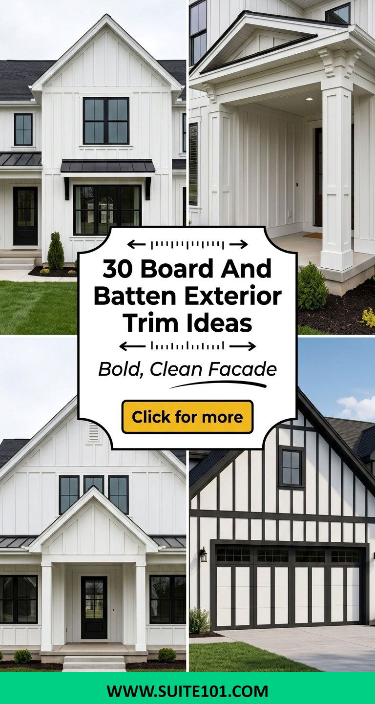 30 Board And Batten Exterior Trim Ideas for a Bold Clean Facade - 30 Board And Batten Exterior Trim Ideas for a Bold, Clean Facade