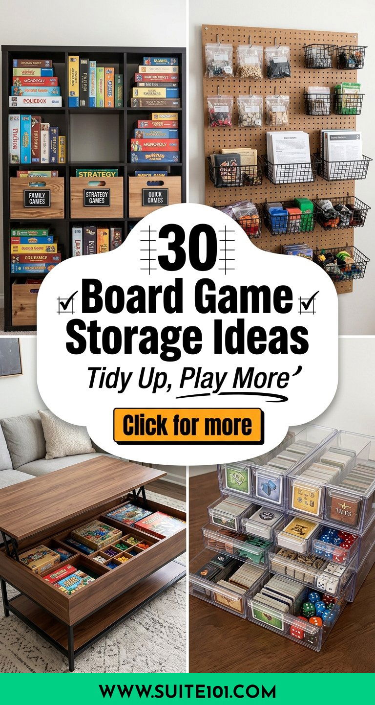 30 Board Game Storage Ideas to Tidy Up Fast and Play More - 30 Board Game Storage Ideas to Tidy Up Fast and Play More
