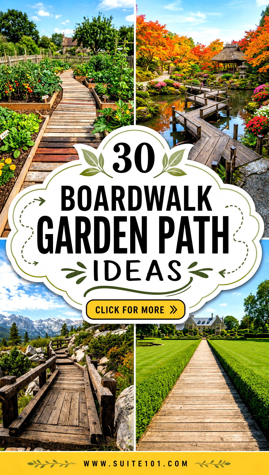 30 Boardwalk Garden Path Ideas for Charming Walkways Outdoors - 30 Boardwalk Garden Path Ideas for Charming Walkways Outdoors