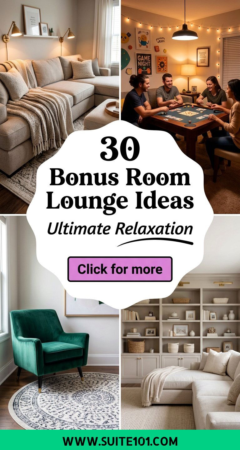 30 Bonus Room Lounge Ideas for the Ultimate Relaxation Space - 30 Bonus Room Lounge Ideas for the Ultimate Relaxation Space