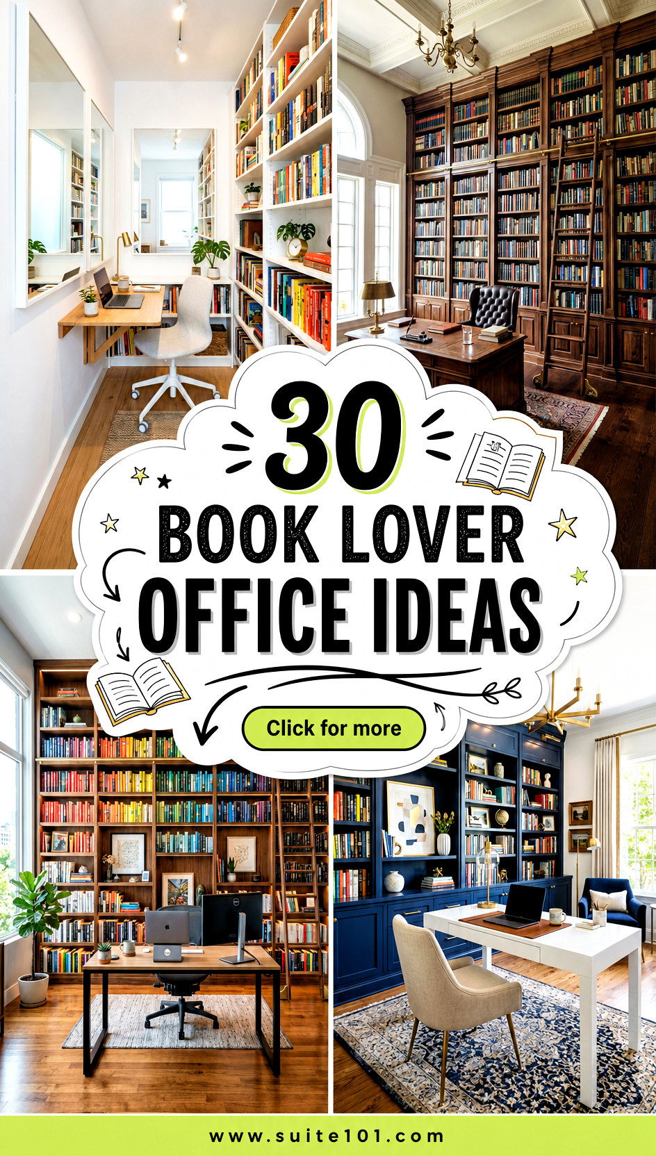 30 Book Lover Office Ideas to Build the Ultimate Reading Workspace - 30 Book Lover Office Ideas to Build the Ultimate Reading Workspace