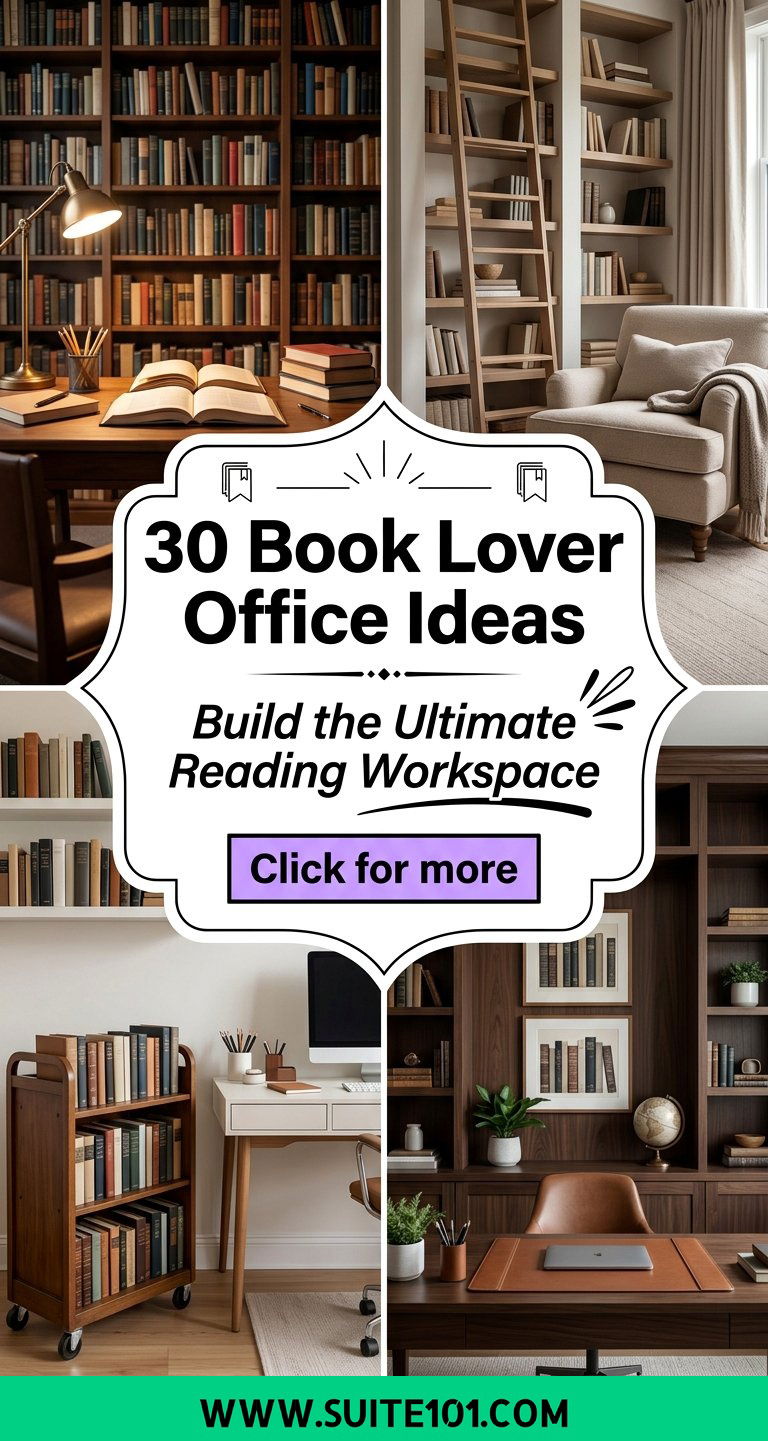 30 Book Lover Office Ideas to Build the Ultimate Reading Workspace - 30 Book Lover Office Ideas to Build the Ultimate Reading Workspace