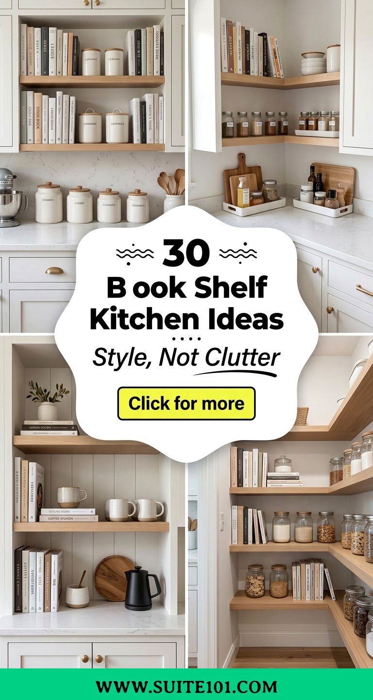 30 Book Shelf Kitchen Ideas for Displaying Style Not Clutter - 30 Book Shelf Kitchen Ideas for Displaying Style (Not Clutter)