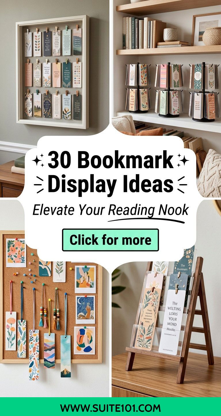 30 Bookmark Display Ideas to Elevate Your Reading Nook Now - 30 Bookmark Display Ideas to Elevate Your Reading Nook Now
