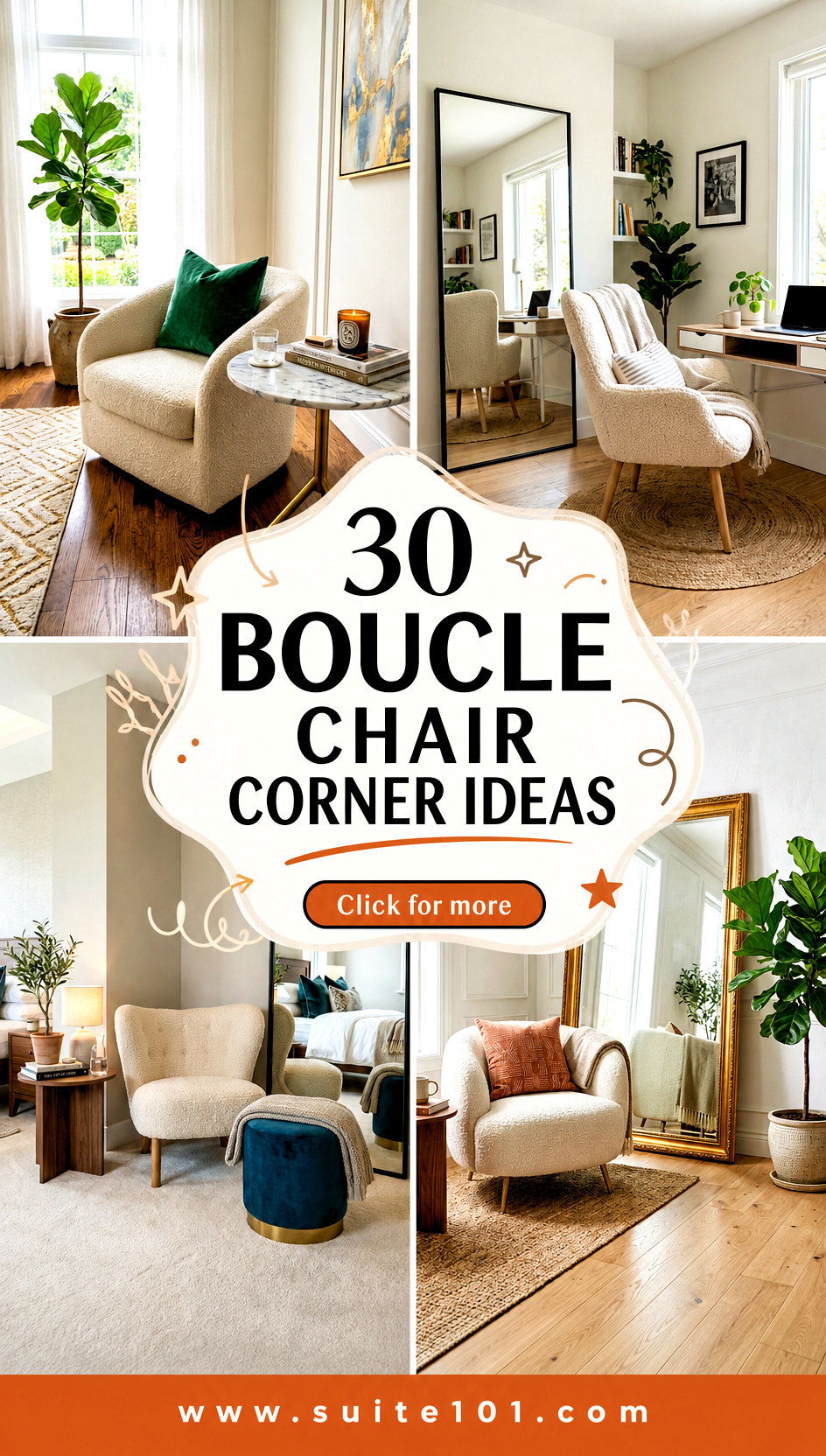 30 Boucle Chair Corner Ideas for Cozy Texture and Warm Style - 30 Boucle Chair Corner Ideas for Cozy Texture and Warm Style