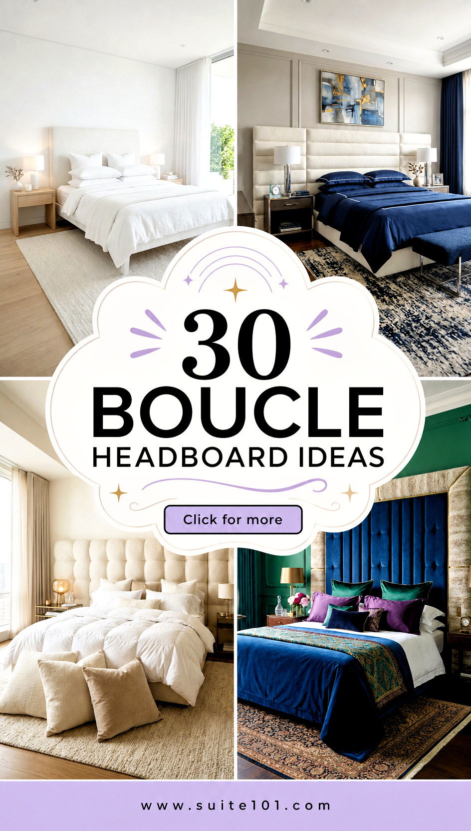 30 Boucle Headboard Ideas to Add Soft Luxury to Your Bedroom - 30 Boucle Headboard Ideas to Add Soft Luxury to Your Bedroom