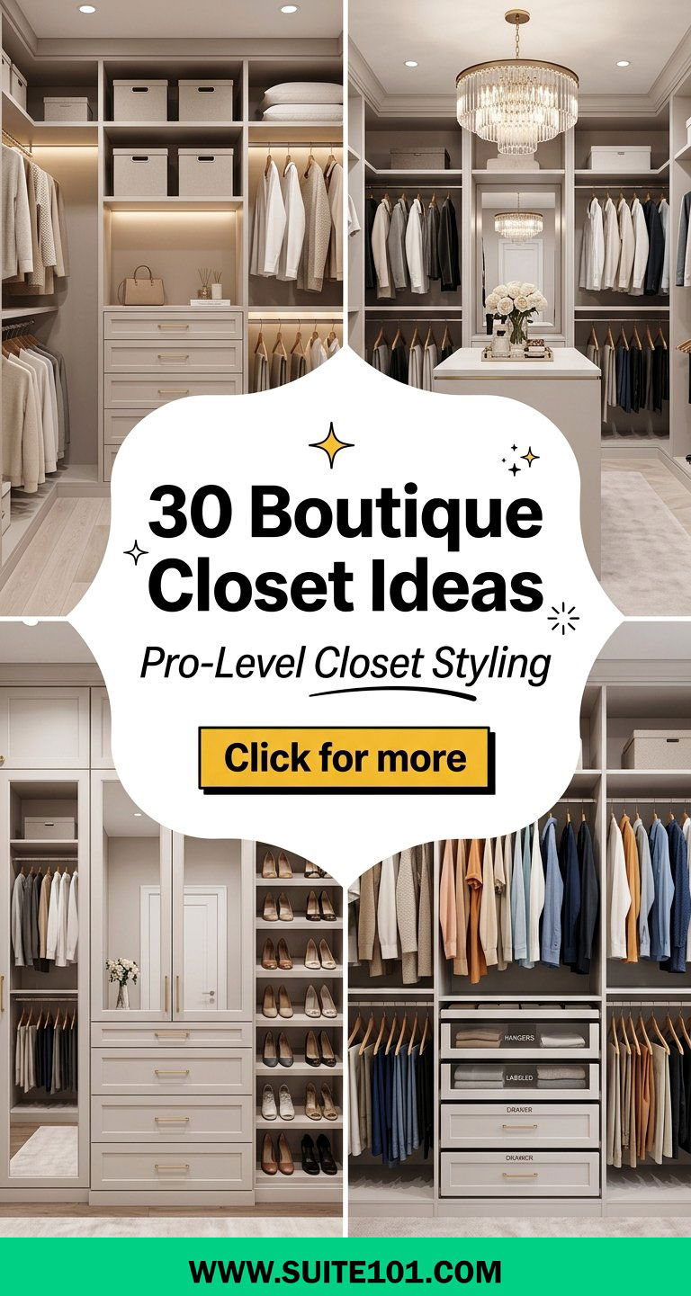 30 Boutique Closet Ideas to Style Your Space Like a Pro - 30 Boutique Closet Ideas to Style Your Space Like a Pro