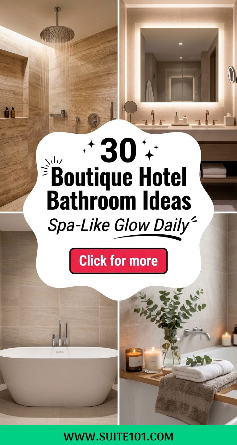 30 Boutique Hotel Bathroom Ideas for a Spa-Like Glow Every Day - 30 Boutique Hotel Bathroom Ideas for a Spa-Like Glow Every Day