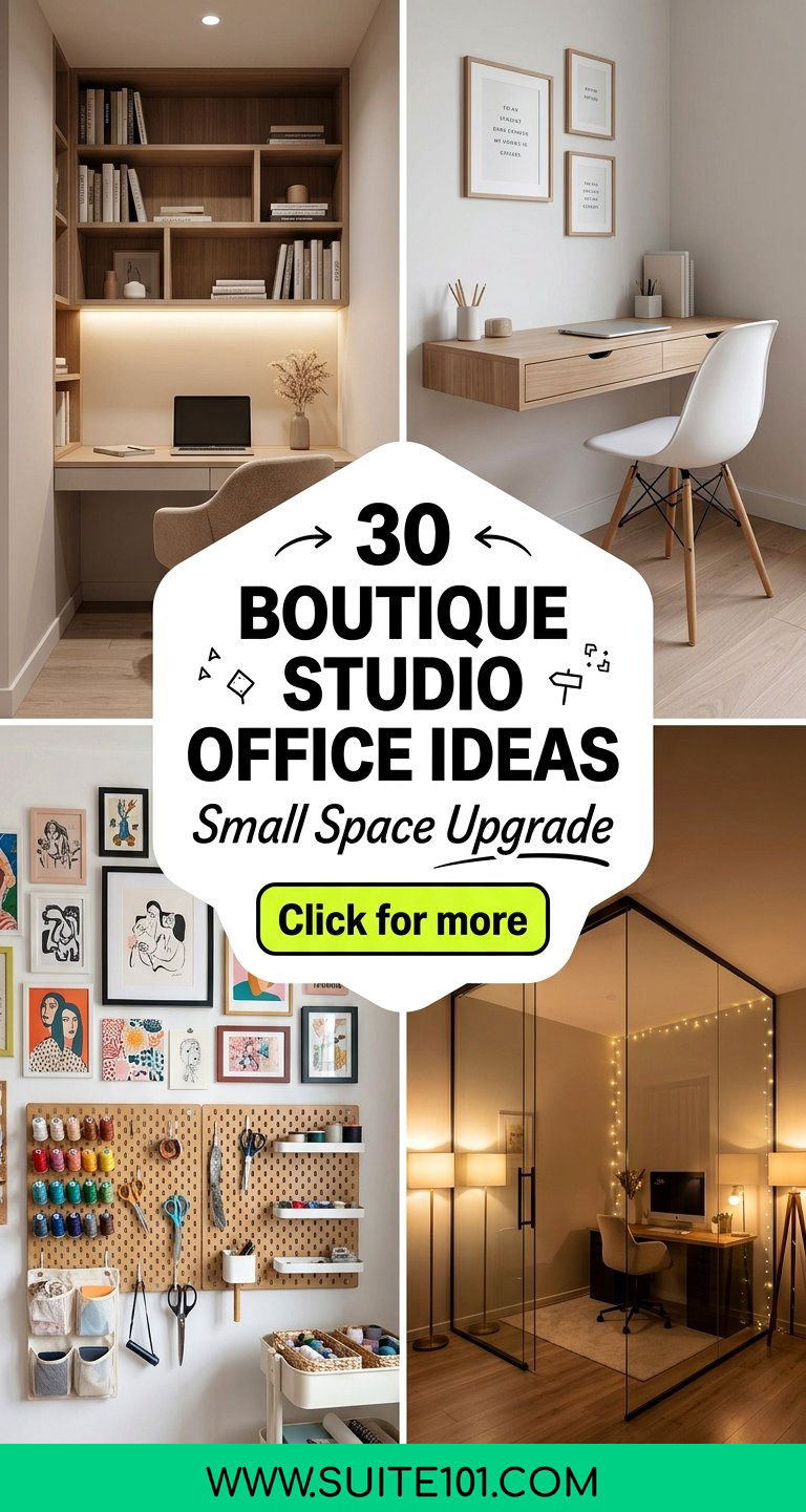 30 Boutique Studio Office Ideas for a Small Space Upgrade - 30 Boutique Studio Office Ideas for a Small Space Upgrade