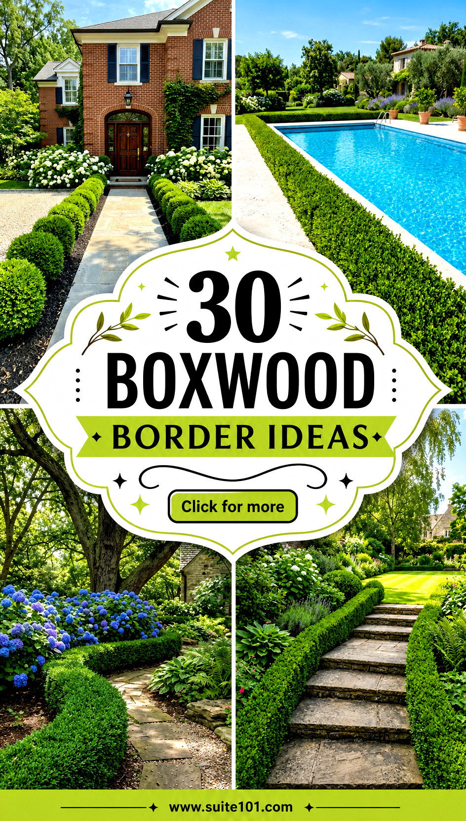 30 Boxwood Border Ideas for a Polished Garden Edge Now - 30 Boxwood Border Ideas for a Polished Garden Edge Now