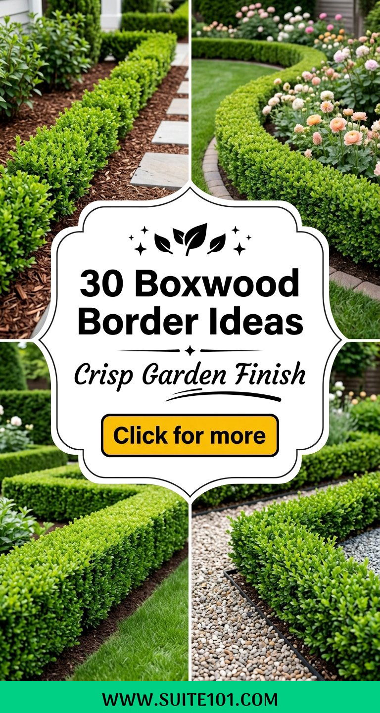 30 Boxwood Border Ideas for a Polished Garden Edge Now - 30 Boxwood Border Ideas for a Polished Garden Edge Now