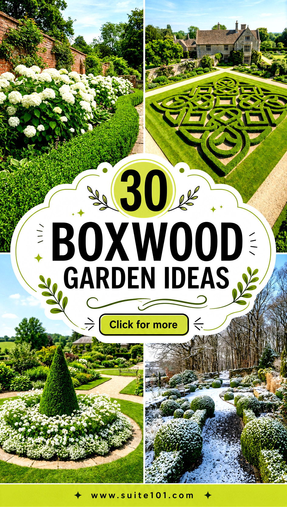 30 Boxwood Garden Ideas for Lush Curb Appeal All Season - 30 Boxwood Garden Ideas for Lush Curb Appeal All Season