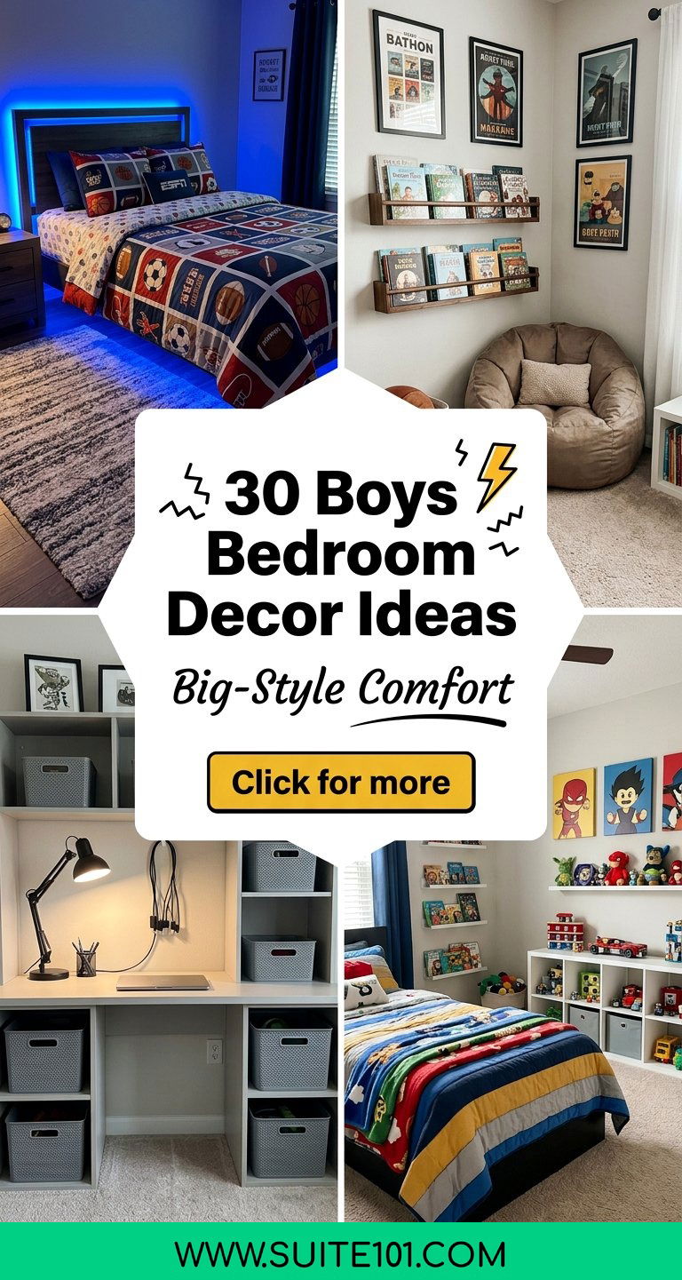 30 Boys Bedroom Decor Ideas for Big-Style Comfort Every Night - 30 Boys Bedroom Decor Ideas for Big-Style Comfort Every Night