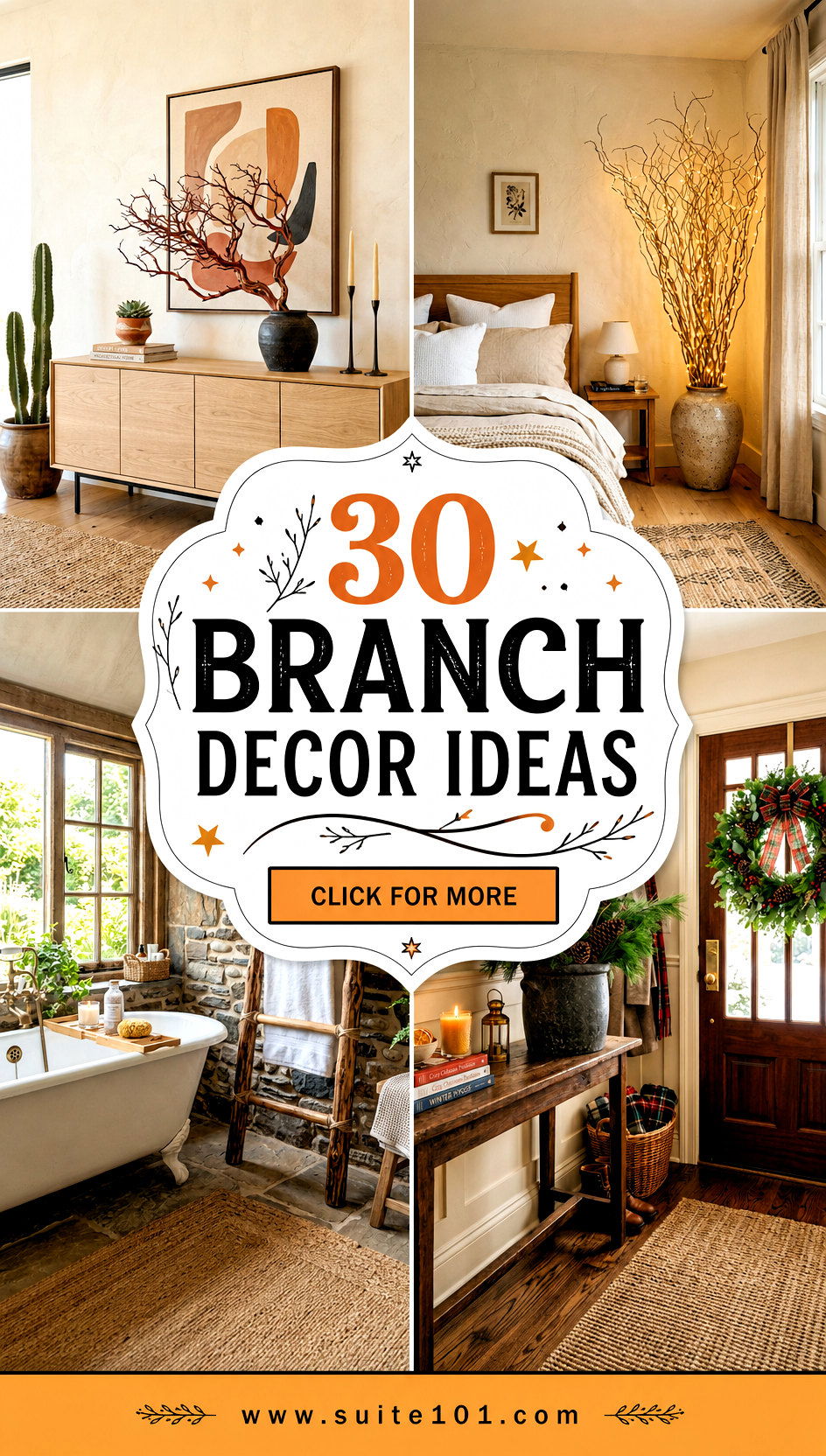 30 Branch Decor Ideas for Stunning Natural Home Style Today - 30 Branch Decor Ideas for Stunning, Natural Home Style Today