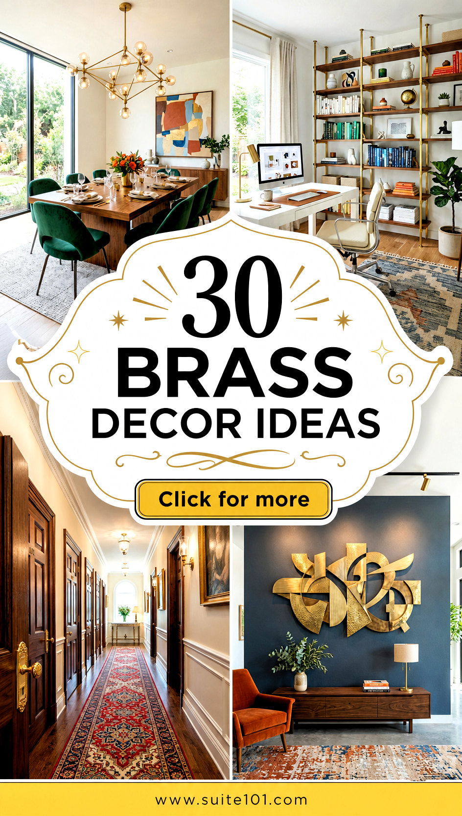 30 Brass Decor Ideas to Add Warm Shine to Any Space Today - 30 Brass Decor Ideas to Add Warm Shine to Any Space Today