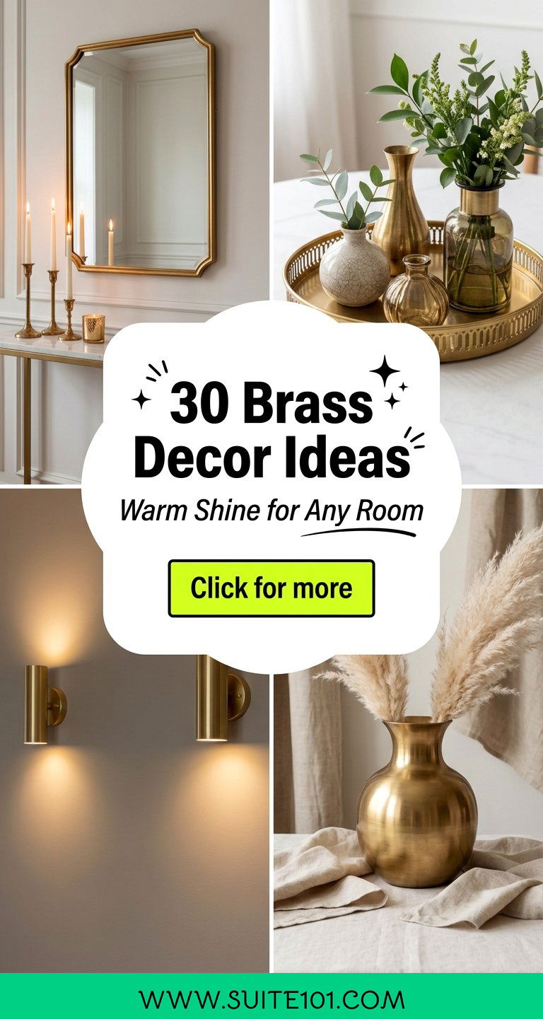 30 Brass Decor Ideas to Add Warm Shine to Any Space Today - 30 Brass Decor Ideas to Add Warm Shine to Any Space Today
