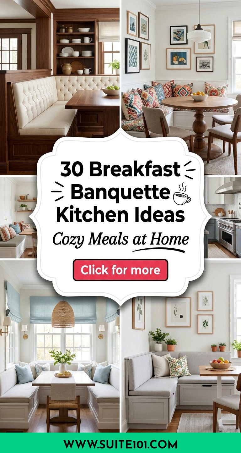 30 Breakfast Banquette Kitchen Ideas for Cozy Meals at Home - 30 Breakfast Banquette Kitchen Ideas for Cozy Meals at Home
