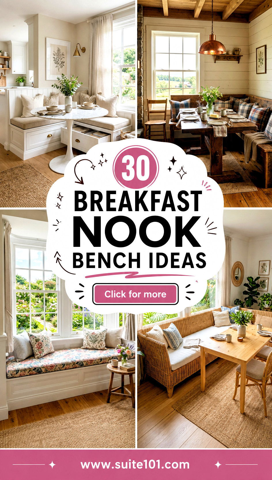 30 Breakfast Nook Bench Ideas for Cozy Seating and Storage - 30 Breakfast Nook Bench Ideas for Cozy Seating and Storage