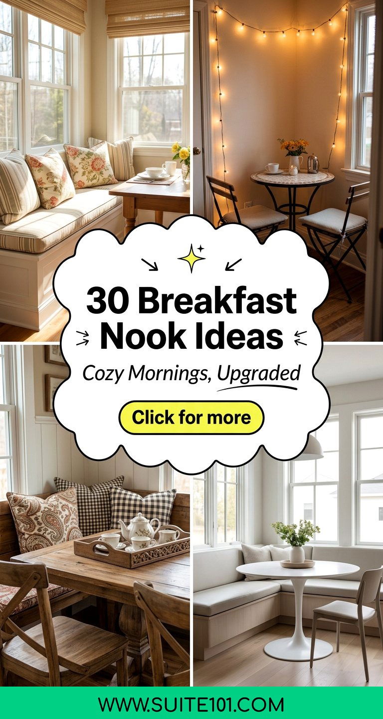 30 Breakfast Nook Ideas for Cozy Mornings and Extra Style - 30 Breakfast Nook Ideas for Cozy Mornings and Extra Style