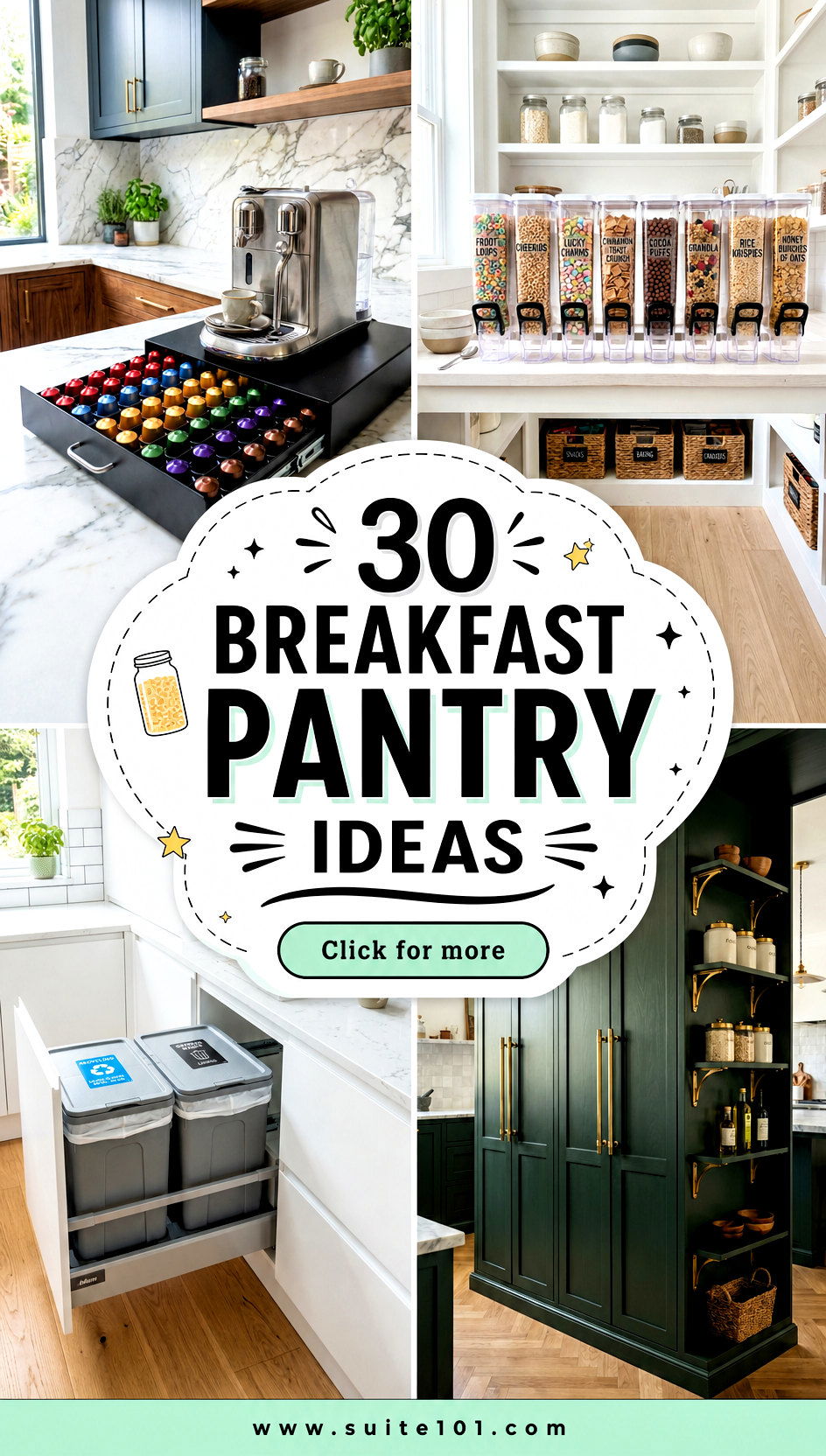30 Breakfast Pantry Ideas for Better Organization and More Charm - 30 Breakfast Pantry Ideas for Better Organization and More Charm