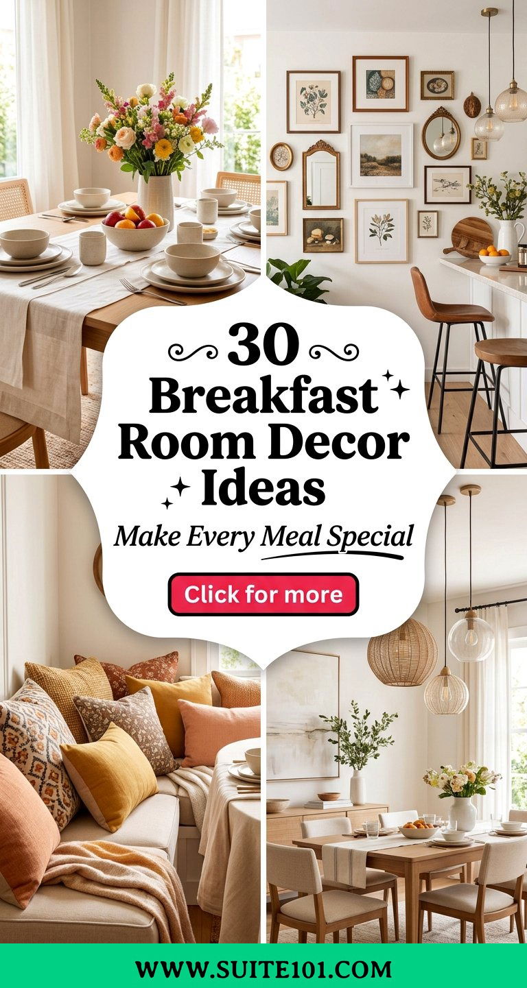 30 Breakfast Room Decor Ideas to Make Every Meal Feel Special - 30 Breakfast Room Decor Ideas to Make Every Meal Feel Special