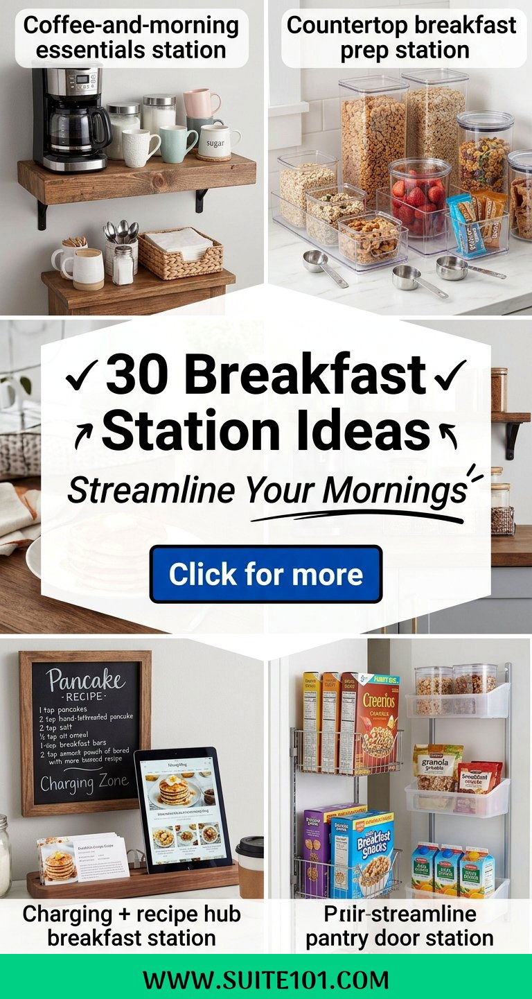 30 Breakfast Station Ideas to Streamline Your Morning Routine - 30 Breakfast Station Ideas to Streamline Your Morning Routine