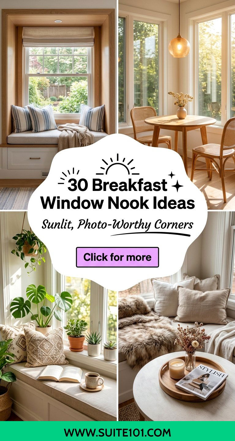 30 Breakfast Window Nook Ideas for Sunlit Photo-Worthy Corners - 30 Breakfast Window Nook Ideas for Sunlit, Photo-Worthy Corners