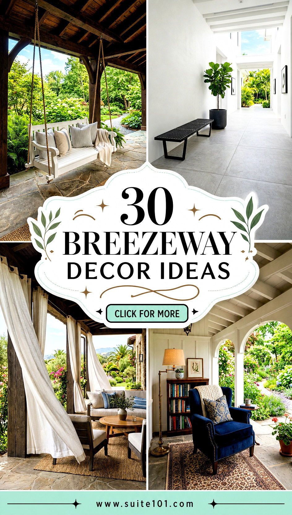 30 Breezeway Decor Ideas to Make Your Outdoor Space Feel Luxe - 30 Breezeway Decor Ideas to Make Your Outdoor Space Feel Luxe