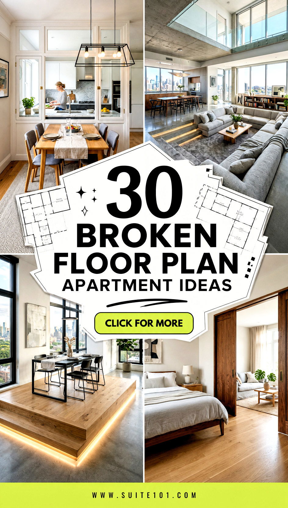 30 Broken Floor Plan Apartment Ideas to Reimagine Your Layout - 30 Broken Floor Plan Apartment Ideas to Reimagine Your Layout