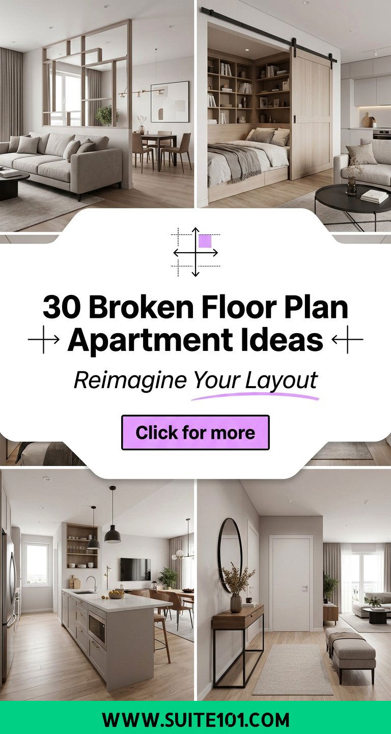 30 Broken Floor Plan Apartment Ideas to Reimagine Your Layout - 30 Broken Floor Plan Apartment Ideas to Reimagine Your Layout