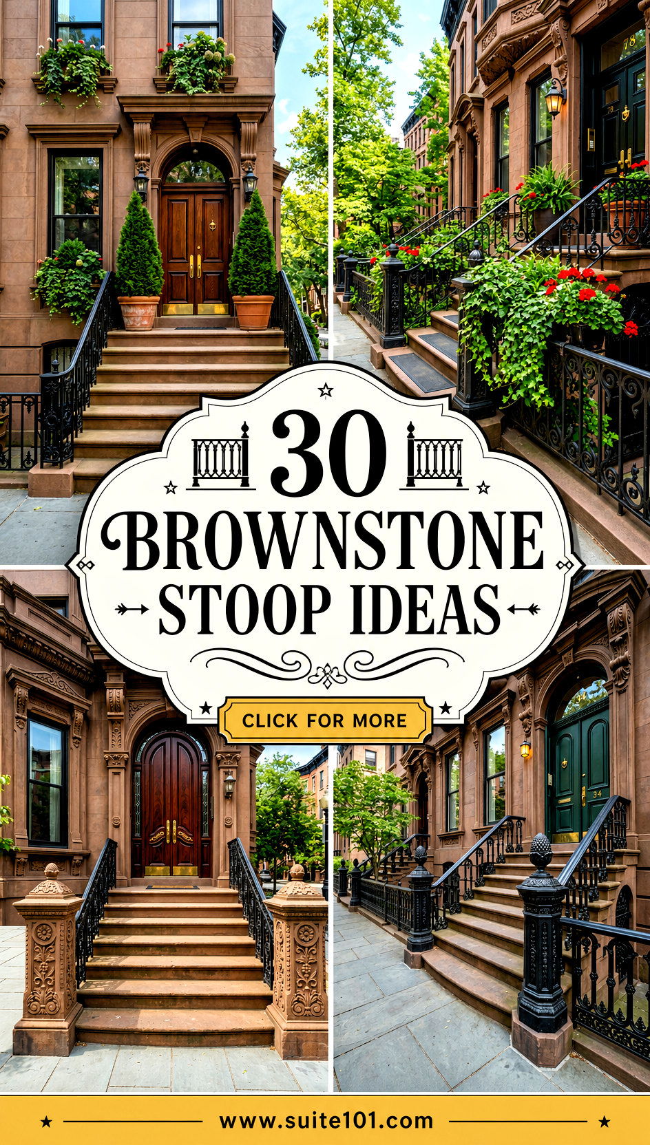 30 Brownstone Stoop Ideas to Upgrade Your Entry With Charm - 30 Brownstone Stoop Ideas to Upgrade Your Entry With Charm
