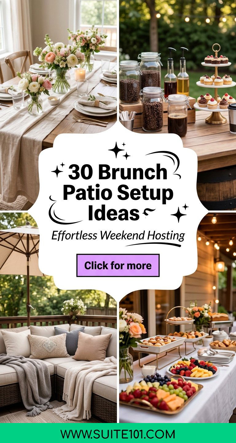 30 Brunch Patio Setup Ideas for Effortless Weekend Hosting - 30 Brunch Patio Setup Ideas for Effortless Weekend Hosting