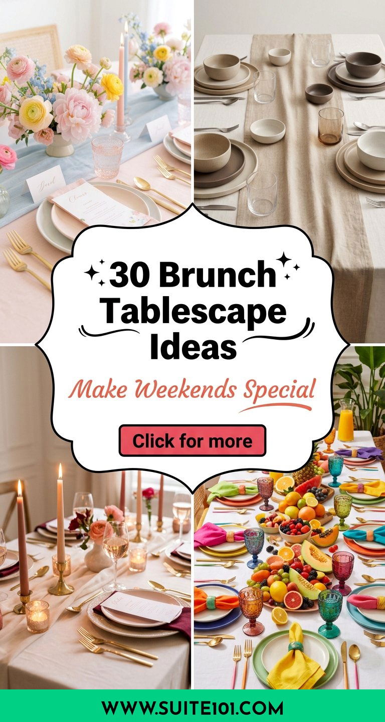30 Brunch Tablescape Ideas to Make Every Weekend Special - 30 Brunch Tablescape Ideas to Make Every Weekend Special