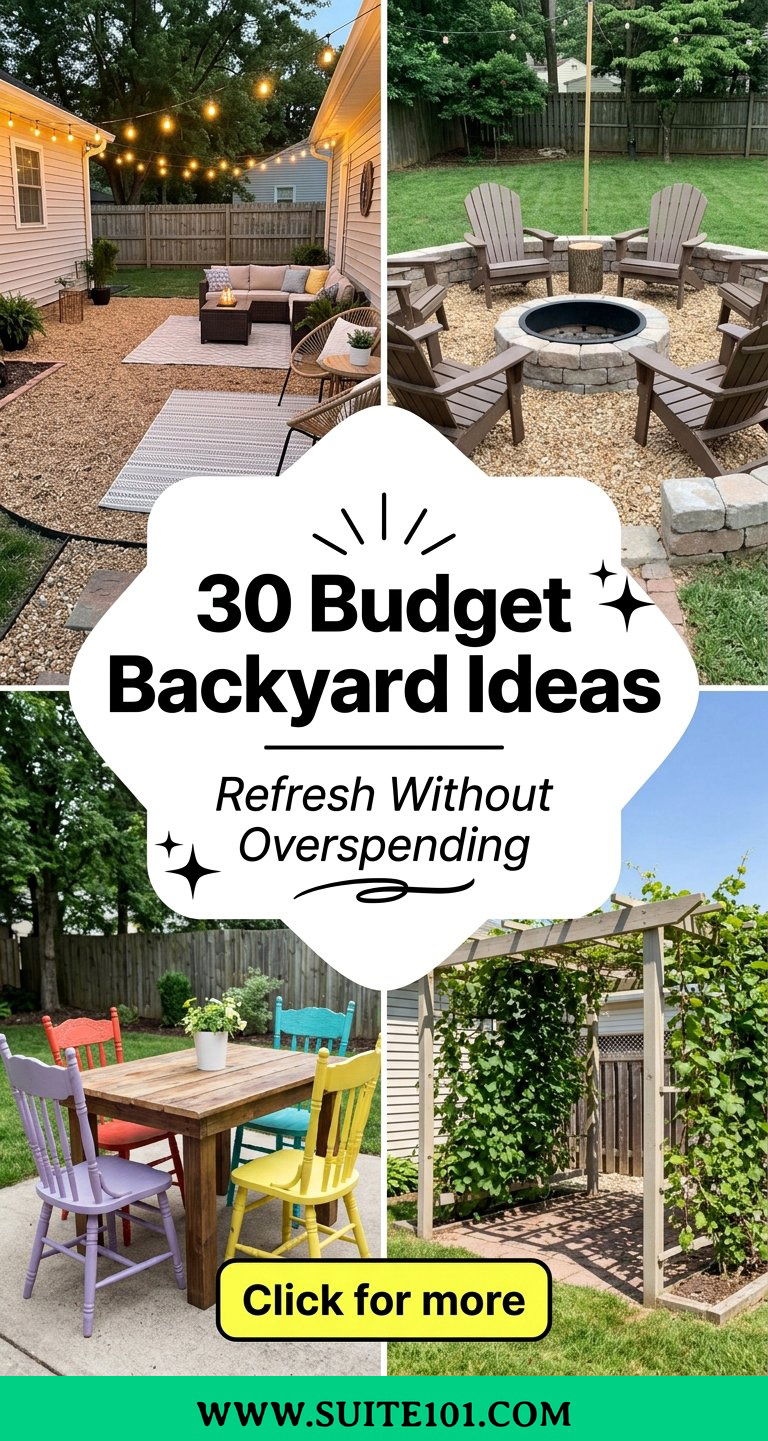 30 Budget Backyard Ideas for a Stunning Outdoor Refresh - 30 Budget Backyard Ideas for a Stunning Outdoor Refresh