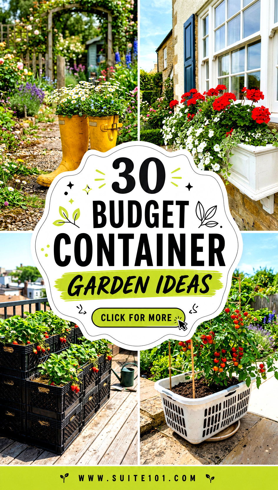 30 Budget Container Garden Ideas for Thriving Plants Anywhere - 30 Budget Container Garden Ideas for Thriving Plants Anywhere