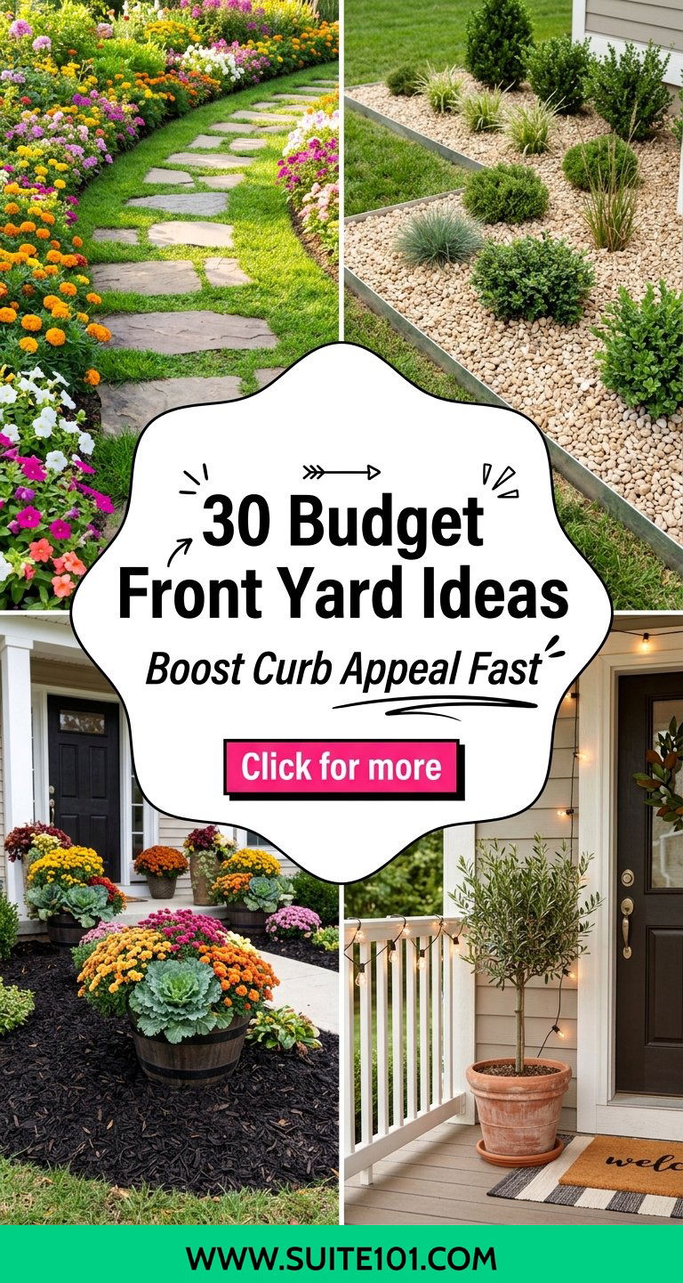 30 Budget Front Yard Ideas to Boost Curb Appeal Fast Today - 30 Budget Front Yard Ideas to Boost Curb Appeal Fast Today