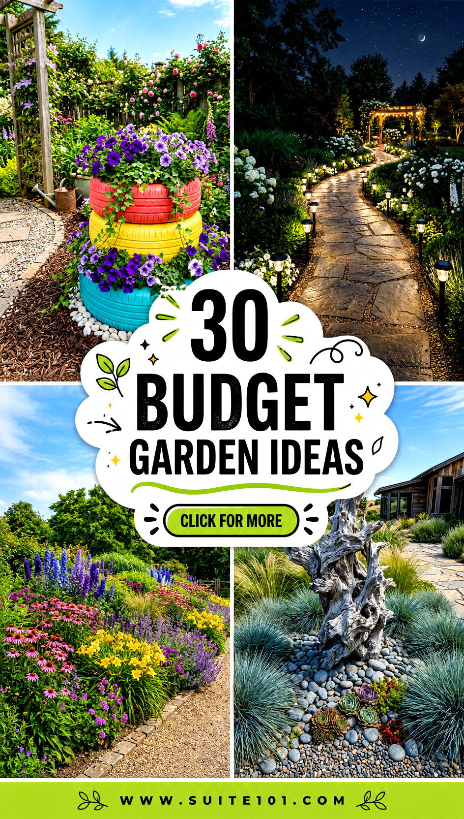 30 Budget Garden Ideas to Grow More for Less-All Season Long - 30 Budget Garden Ideas to Grow More for Less-All Season Long