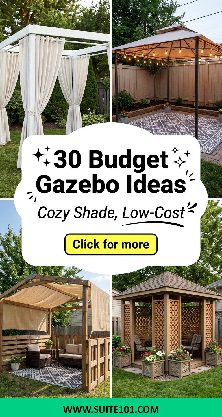 30 Budget Gazebo Ideas for Cozy Outdoor Shade on Any Budget - 30 Budget Gazebo Ideas for Cozy Outdoor Shade on Any Budget