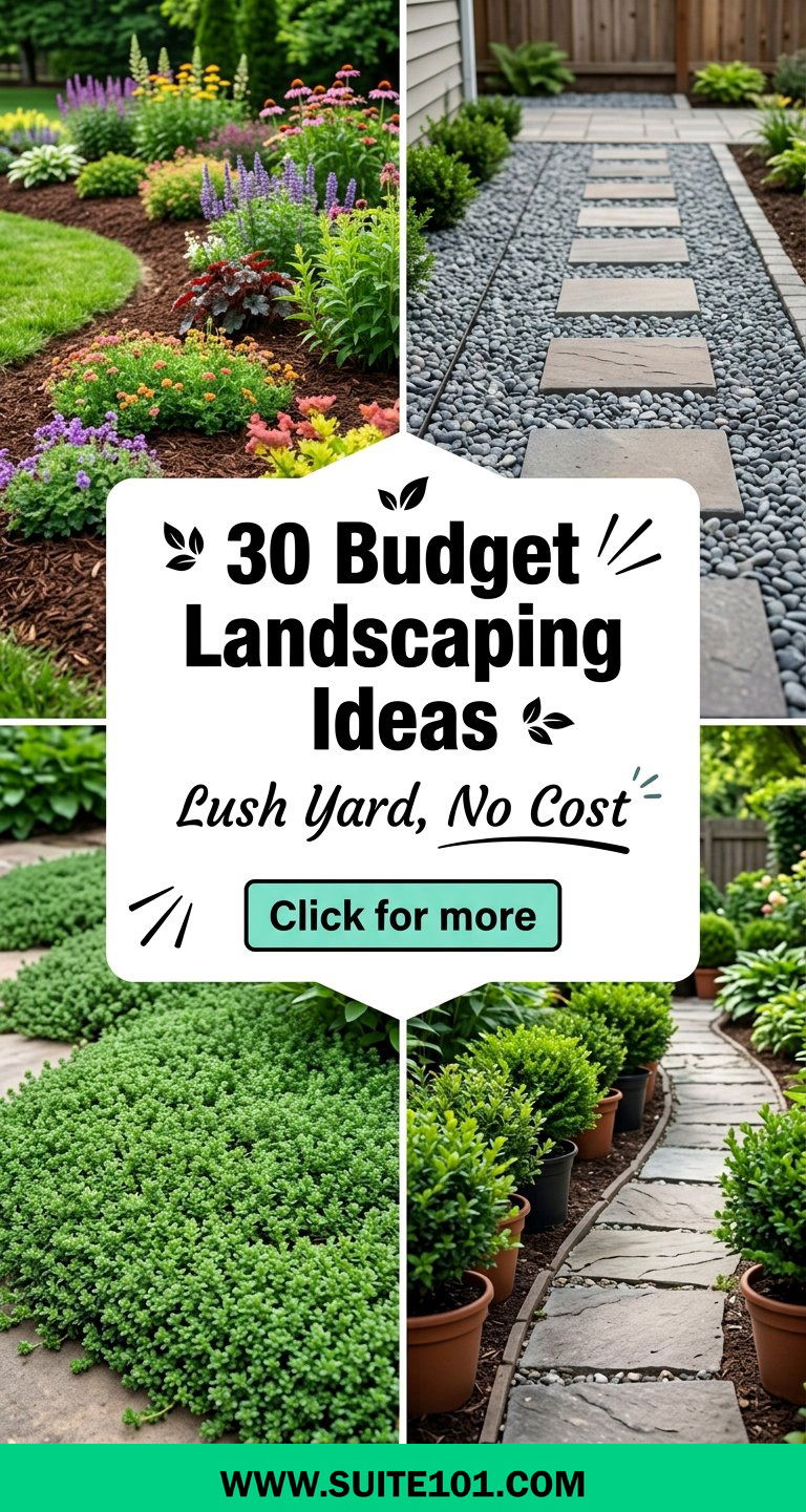 30 Budget Landscaping Ideas for a Lush Yard Without the Cost - 30 Budget Landscaping Ideas for a Lush Yard Without the Cost
