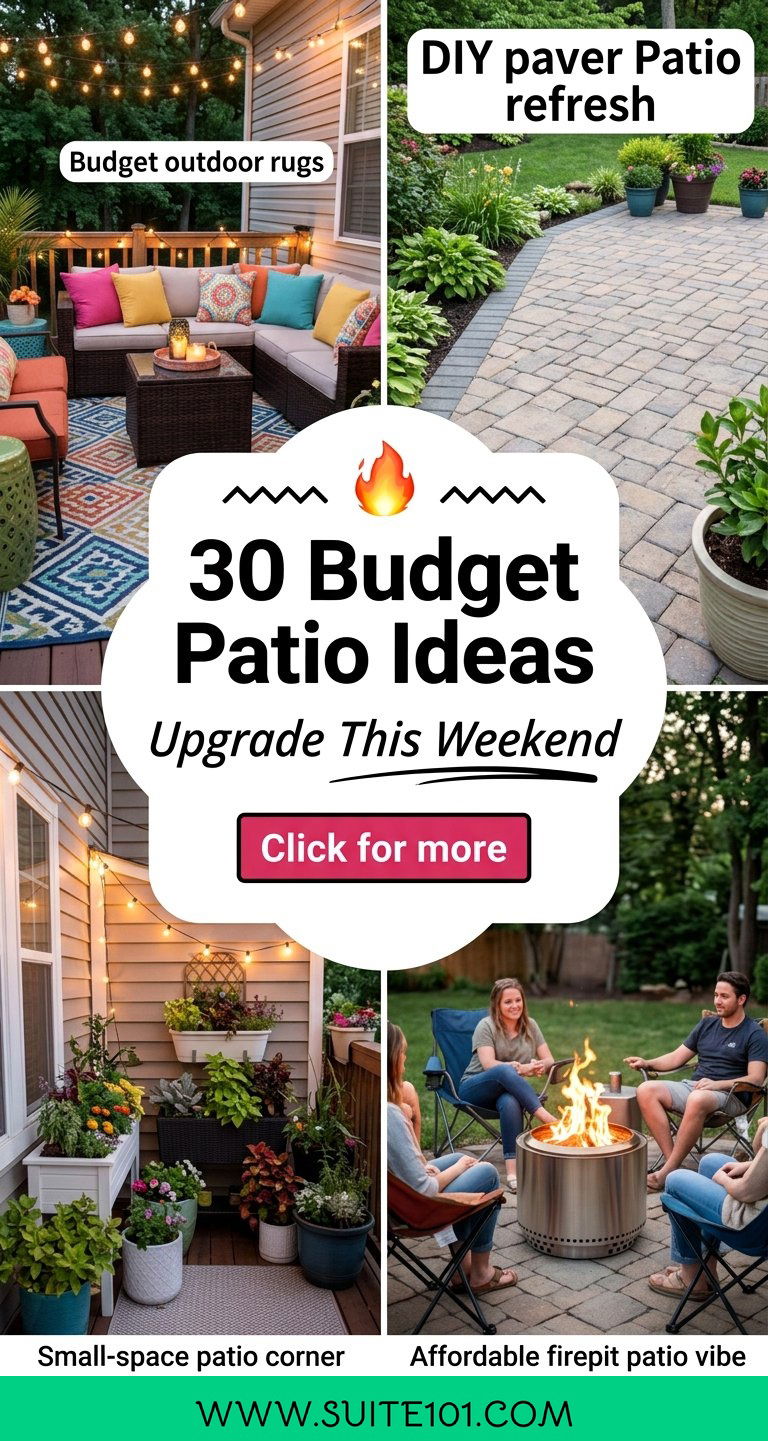 30 Budget Patio Ideas to Upgrade Your Outdoor Space This Weekend - 30 Budget Patio Ideas to Upgrade Your Outdoor Space This Weekend