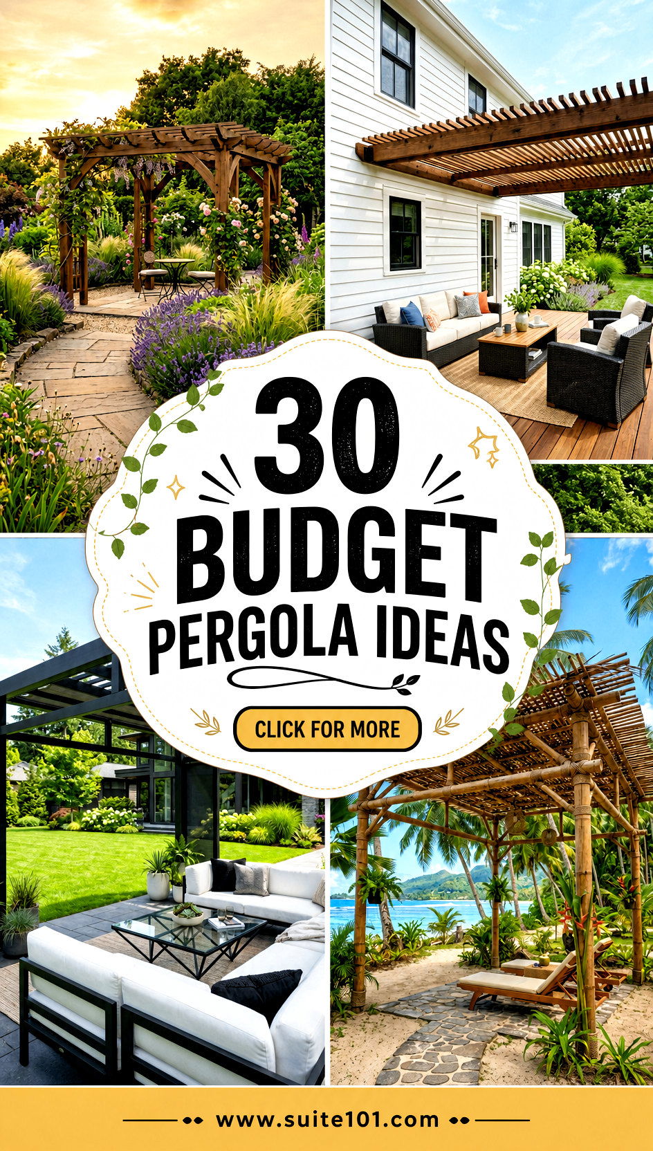 30 Budget Pergola Ideas to Create a Stylish Backyard Retreat - 30 Budget Pergola Ideas to Create a Stylish Backyard Retreat